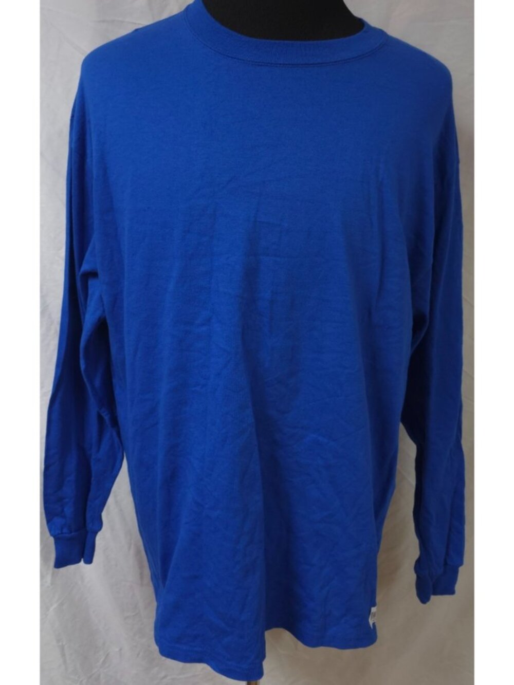 Steve & Barry's Mens XL Blue Long Sleeve Crew Neck Pullover Shirt NWOT